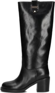 Twinset Elegante Zwarte Hoge Laarzen