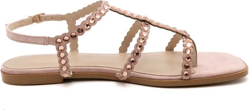 Twinset Flat Sandals Roze Dames