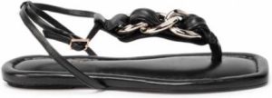Twinset Flat Sandals Zwart Dames