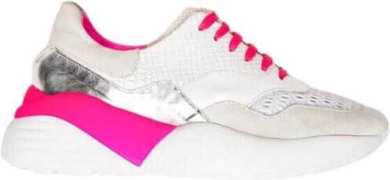 Twinset Hardloopschoenen Fluorescerende Details 40 White Dames