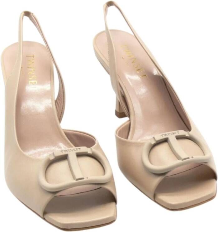 Twinset High Heel Sandals Beige Dames