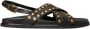 Twinset Leren Studs Sandalen - Thumbnail 1