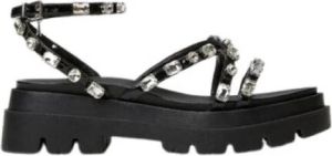 Twinset Platte sandalen Zwart Dames