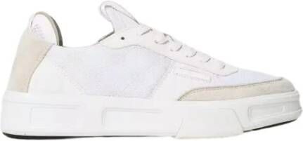 Twinset Slip-On Sneakers met Contrast Inzetstukken White Heren