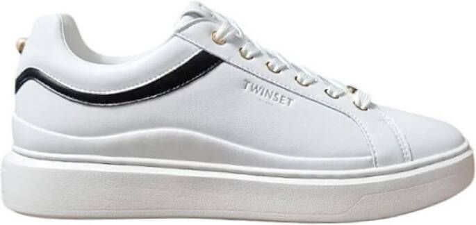 Twinset Sneakers met contrastkleur inzetstuk