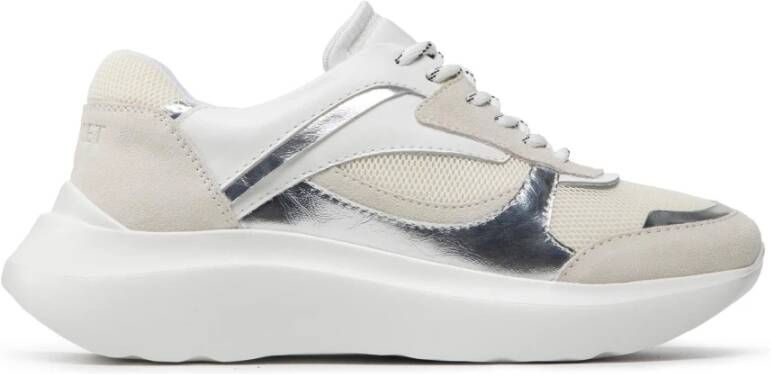 Twinset Sneakers met metalen accenten Art. 221Tcp150 White Dames