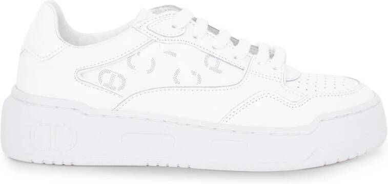 Twinset Witte Damessneakers Stijlvol & Comfortabel White Dames