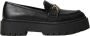 Twinset Eco-leren loafers met Oval T klem Black Dames - Thumbnail 9