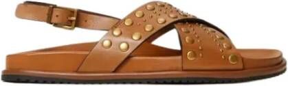 Twinset Studded Leren Sandalen