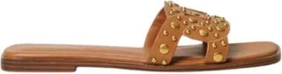 Twinset Studded Leren Slippers