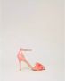 Twinset Tropische Roze Veer Sandaal - Thumbnail 1