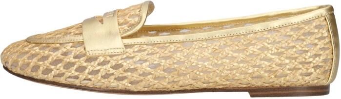 TWINSET MILANO Gouden Ballerina's 261tgt034 - Foto 6