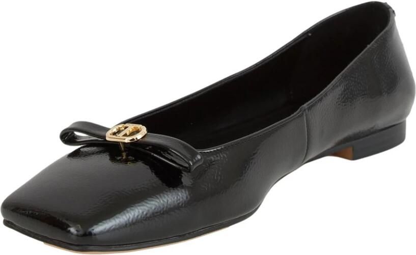 Twinset Ballerina van lakleer met strik