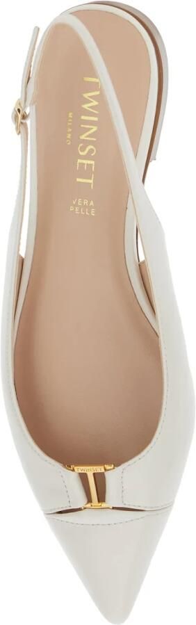 Twinset Ballerina's met puntige neus en verstelbaar riempje - Foto 2