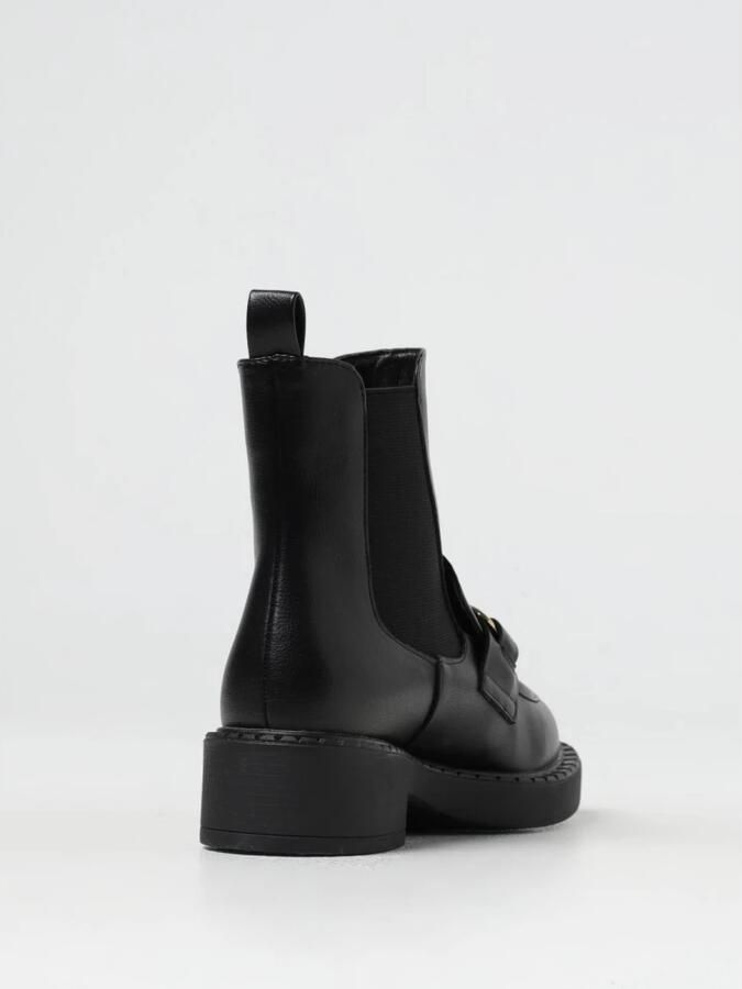 Twinset Chunky Heel Gold Buckle Enkellaarsjes