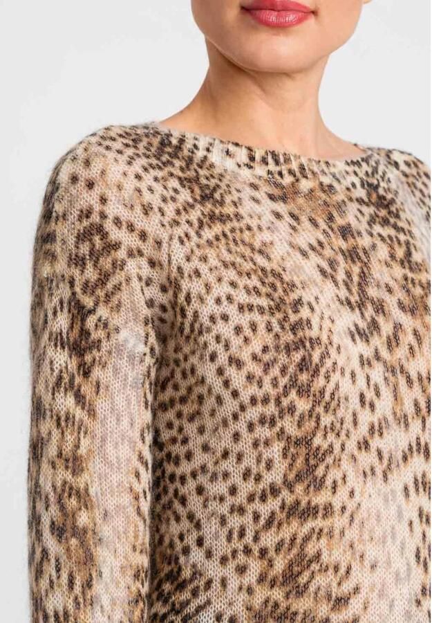 Twinset Gebreide trui met boothals - Foto 2