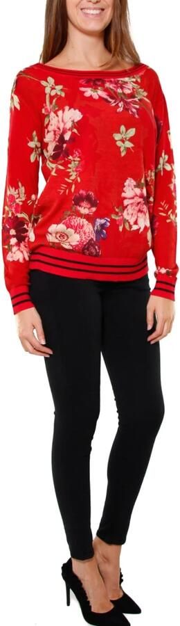 Twinset Gedrukte wollen cardigan met gestreepte boorden - Foto 2