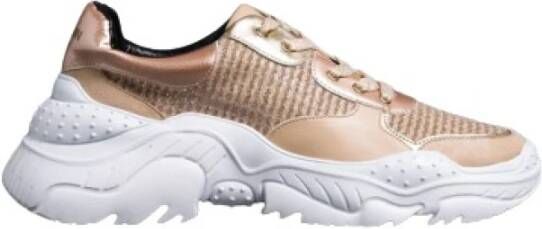 Twinset Hardloopschoenen van glitterstof met chunky design