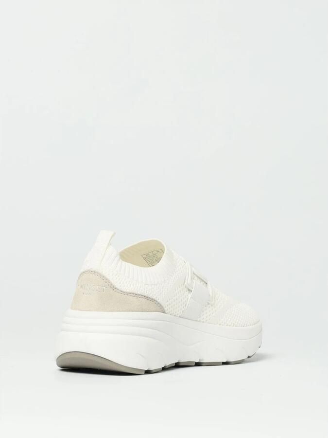 Twinset Witte hardloopsneakers met Oval T