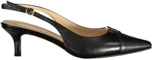 Twinset Leren Sandalen met Bandjes en Gesp