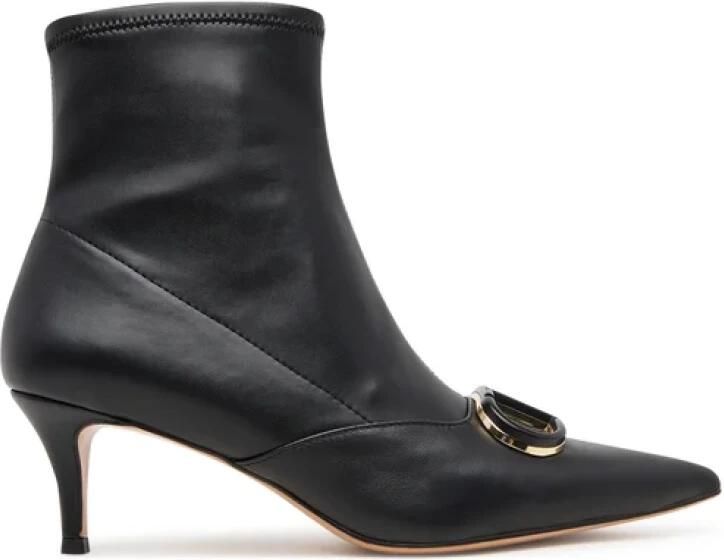 TWINSET MILANO Enkellaarsjes Dames 252tcp034 Leer Zwart