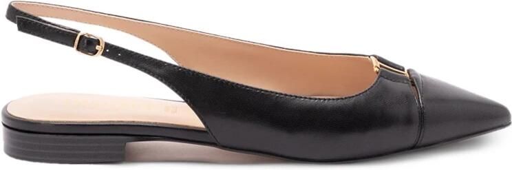 Twinset Pumps met spitse neus en slingback