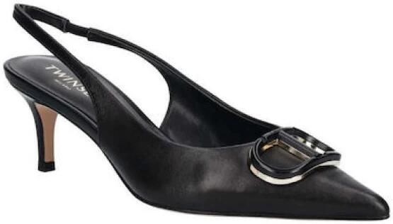 Twinset Slingback Pumps met Ovaal T-Logo - Foto 2