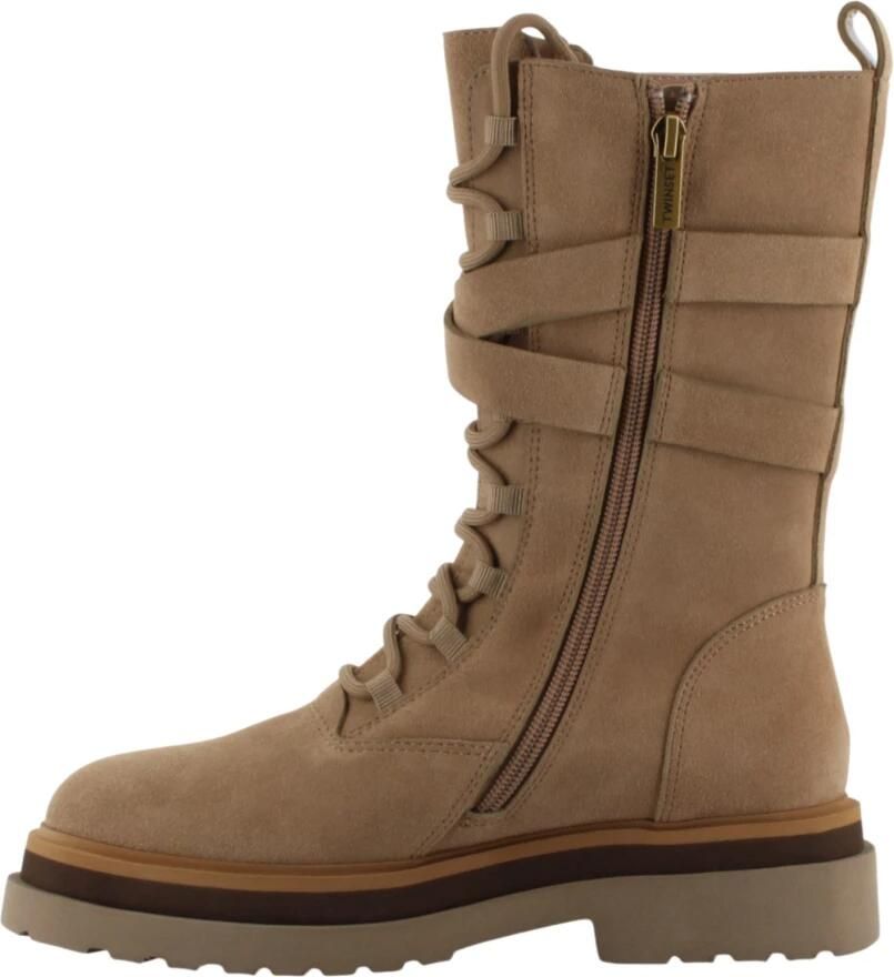 Twinset Suede Leren Veterlaars