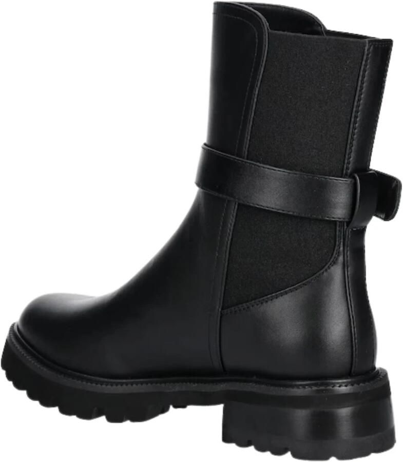 Twinset Zwarte platte schoenen Slip-On stijl