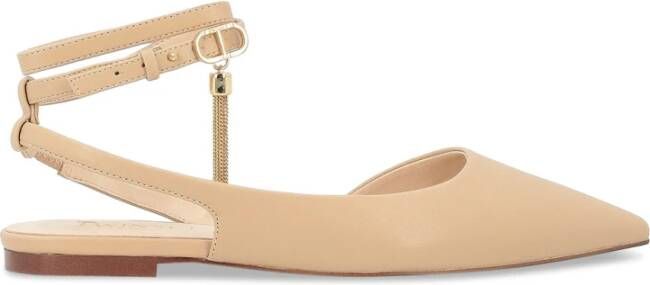 Twinset Vegan Ballerina Schoenen Nude Kleur Beige Dames