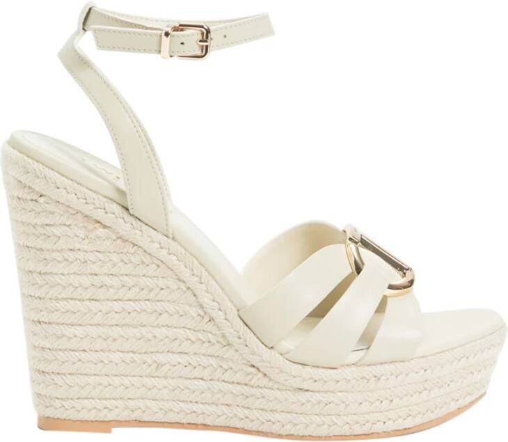 Twinset Witte Damessandalen Elegante Stijl