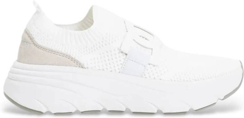 Twinset Witte hardloopsneakers met Oval T