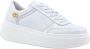Twinset Witte Leren Platform Sneakers White Dames - Thumbnail 1