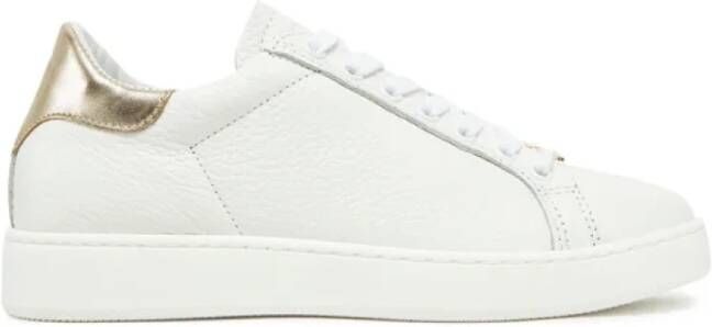 TWINSET MILANO Lage Sneakers Dames 251tcp048 Maat: 37 Materiaal: Leer Kleur: Wit