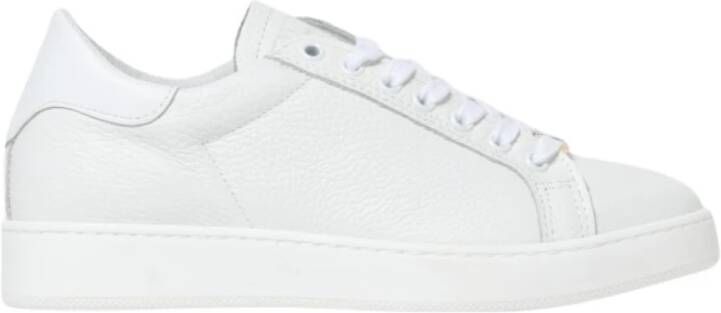 Twinset Witte Leren Sneakers