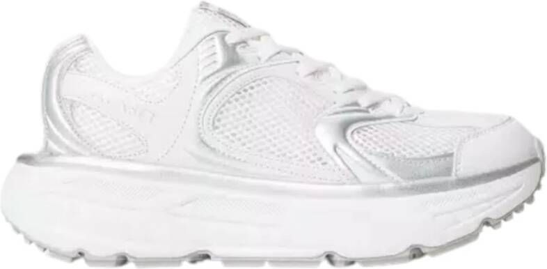 Twinset Witte Sneakers Hardlopen In Tessuto