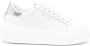 Twinset Witte Zilveren Leren Sneakers White Dames - Thumbnail 1