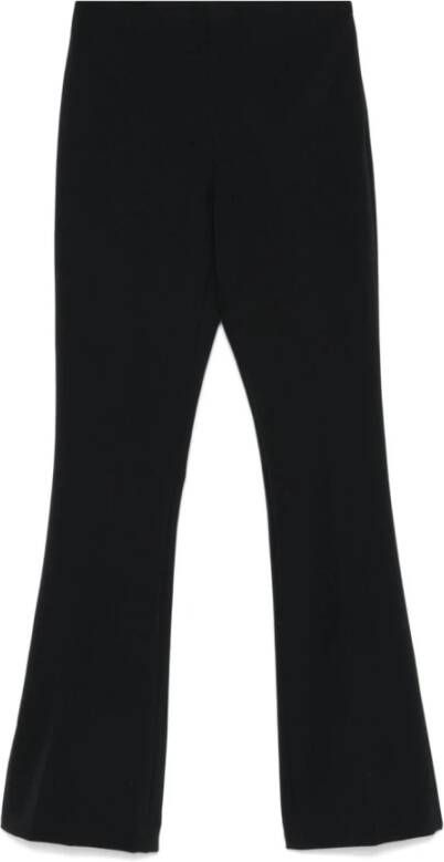 Twinset Zwarte Bootcut Broek Cady Textuur