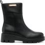 TWINSET MILANO Enkelboots Dames 242tcp056 Maat: 38 Materiaal: Leer Kleur: Zwart - Thumbnail 2