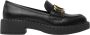 TWINSET MILANO Loafers Dames 242tcp030 Maat: 38 Materiaal: Leer Kleur: Zwart - Thumbnail 3