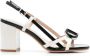 Twinset Zwarte Slingback Sandalen met Middelhoge Hak - Thumbnail 1
