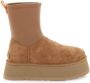 Ugg Bruine Suède Laarzen met Functionele Ritsen Bruin Dames - Thumbnail 1