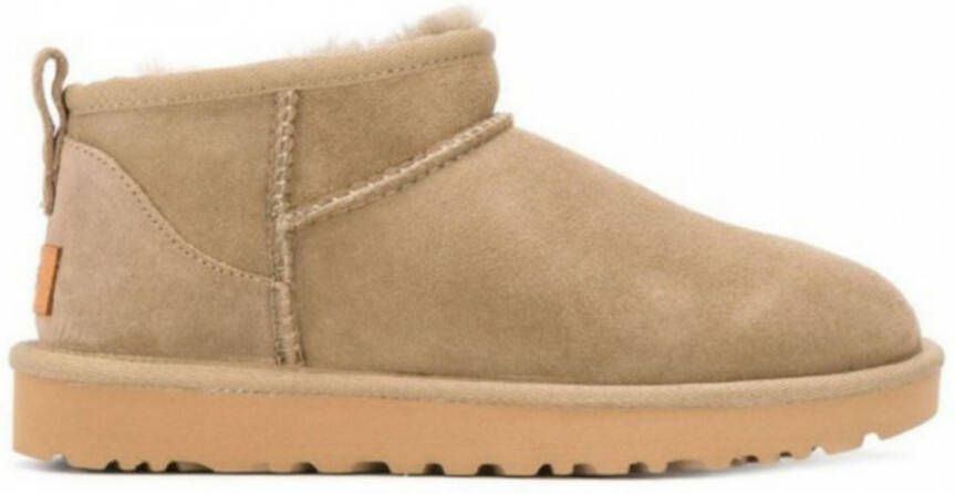 UGG Vachtlaarzen Dames W Classic Ultra Mini Maat: 43 Materiaal: Suède Kleur: Groen - Foto 3