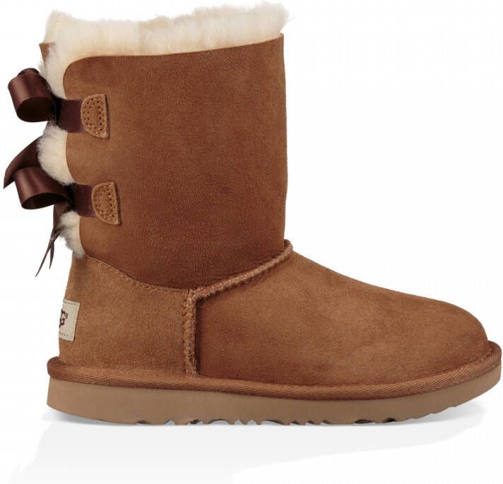 Ugg Short Bailey Bow II laarzen voor Grote Kinderen in Brown Shearling