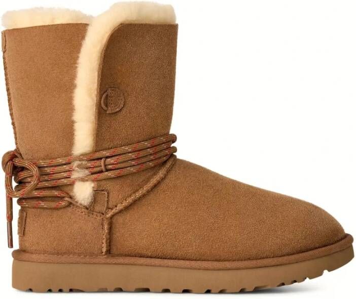 UGG Beige Classic Bailey Tie Boot - Foto 2