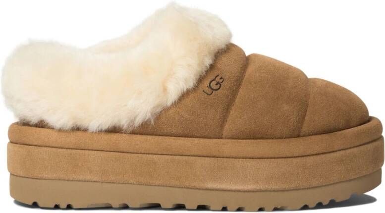 UGG Pantoffels Dames Tazzlita Maat: 37 Materiaal: Suède Kleur: Cognac