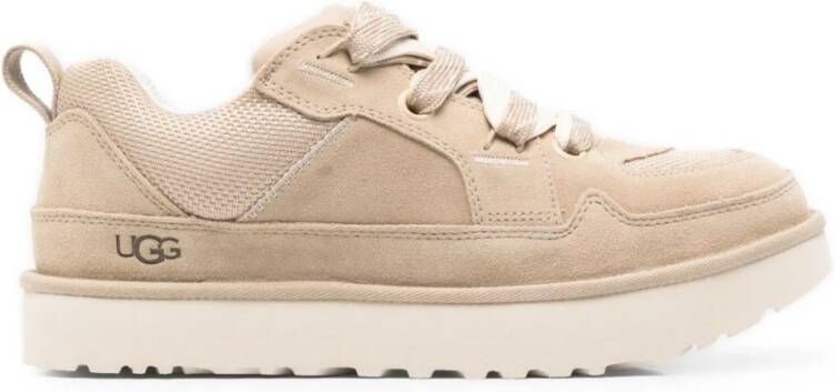 UGG Lage Sneakers Heren M Lo Lowmel Maat: 46 Materiaal: Suède Kleur: Beige