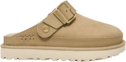 UGG Beige Platform Platte Schoenen Goldenstar Villa