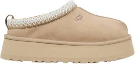 UGG Beige Platte Schoenen met Plateau