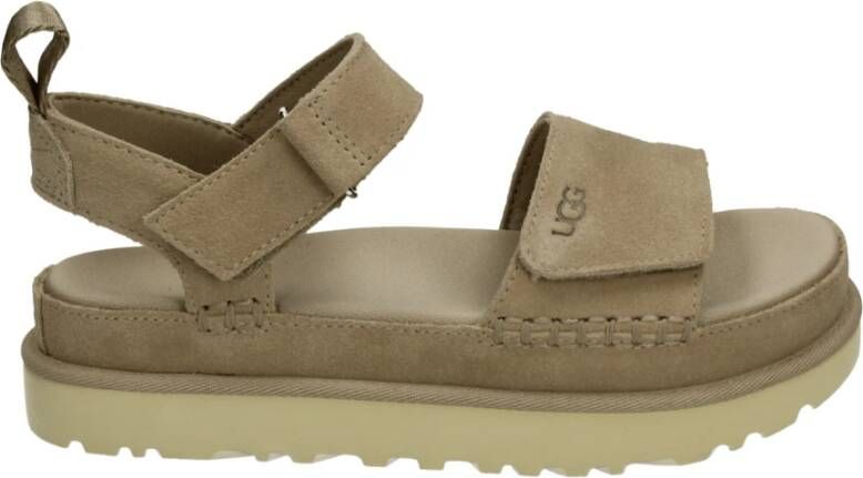 UGG Plateausandalen W GOLDENSTAR plateausandaal sandaal met klittenbandsluiting - Foto 3